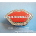 Hot Sale Red Lips Slide Charms with Rhinestones and Beautiful Colored